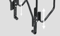 Багажник Topeak Uni Supertourist DX W/Side Bar, Height Adjustable W/Disc Mount, Black - 2