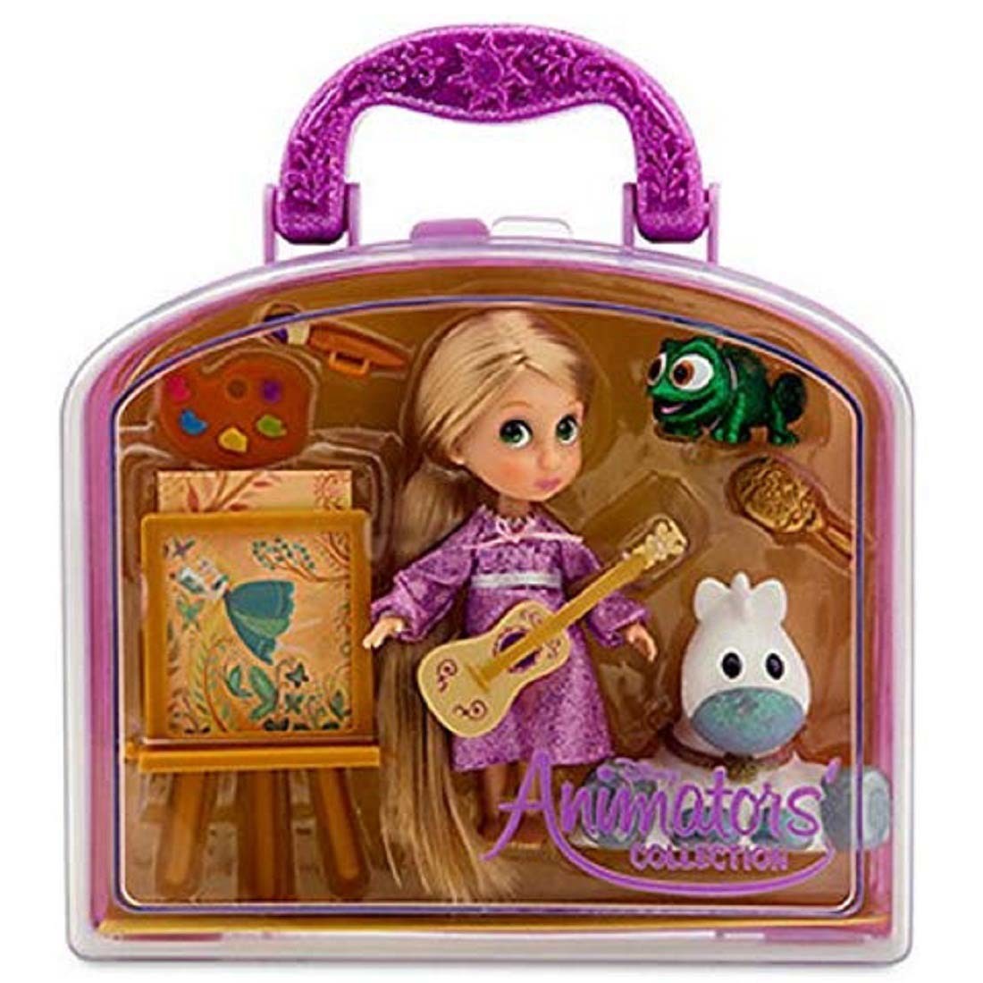 Подарок игрушка кукла. Игровой набор Disney Animators collection Mini. Набор мини принцесс Диснея Аниматорс. Чемоданчик мини Аниматорс Рапунцель. Кукла Рапунцель Аниматорс.