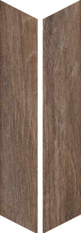 RHS-Rondine Vintage Brune Chevron 7.5x40.7
