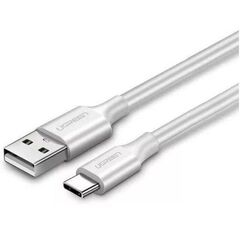 Кабель  UGREEN USB-A 2.0 to USB-C Cable Nickel Plating 2м белый US287