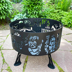 Костровая чаша Искры Костра Бременские музыканты