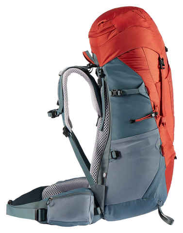 Картинка рюкзак туристический Deuter Aircontact Lite 45+10 SL paprika-teal - 9