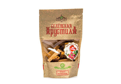 Хрустила яблочная с малиной без сахара, 50г