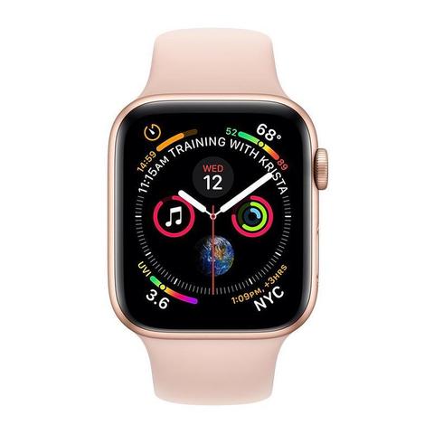 Смарт часы APPLE Watch Series 4 GPS 40mm Gold Aluminium Case with Pink Sand Sport Band