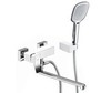 WasserKRAFT Aller 1062LWHITE Смеситель для ванны с длинным изливом