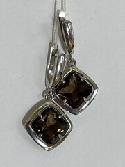 Дл ромб Р (серьги из серебра)