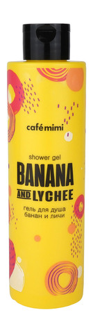 CAFE MIMI  Гель для душа Банан и Личи 300мл