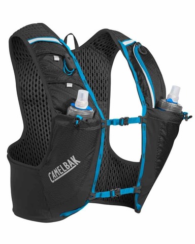 Картинка рюкзак беговой Camelbak Ultra Pro Vest 0,5L Black/Atomic Blue - 2