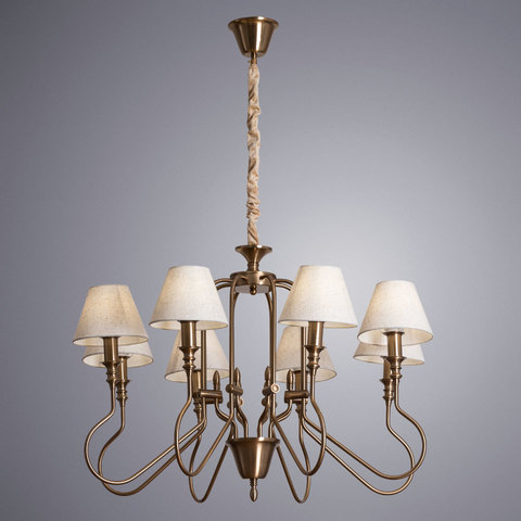 Люстра Arte Lamp Agio A6086LM-8PB