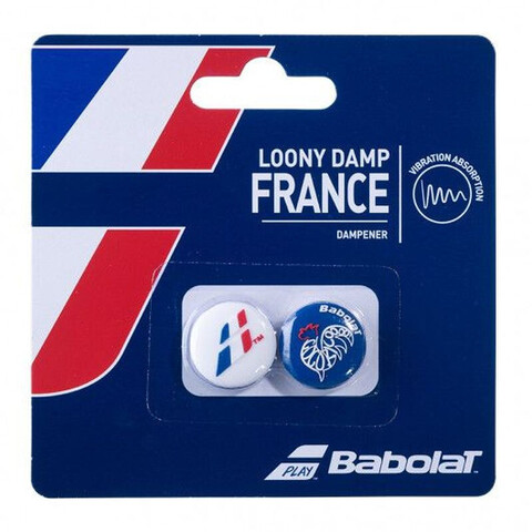 Виброгаситель Babolat Loony Damp France - white/blue/red