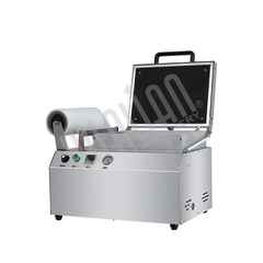 Скин-упаковочная машина HLV-300VST NEW на два лотка глубина лотка 55 мм