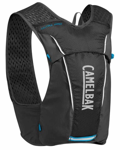 Картинка рюкзак беговой Camelbak Ultra Pro Vest 0,5L Black/Atomic Blue - 1