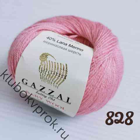 GAZZAL BABY WOOL 828, Розовый