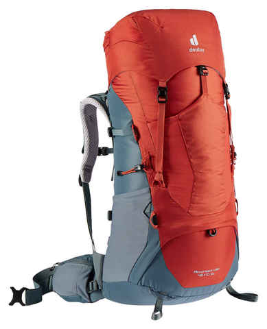 Картинка рюкзак туристический Deuter Aircontact Lite 45+10 SL paprika-teal - 1