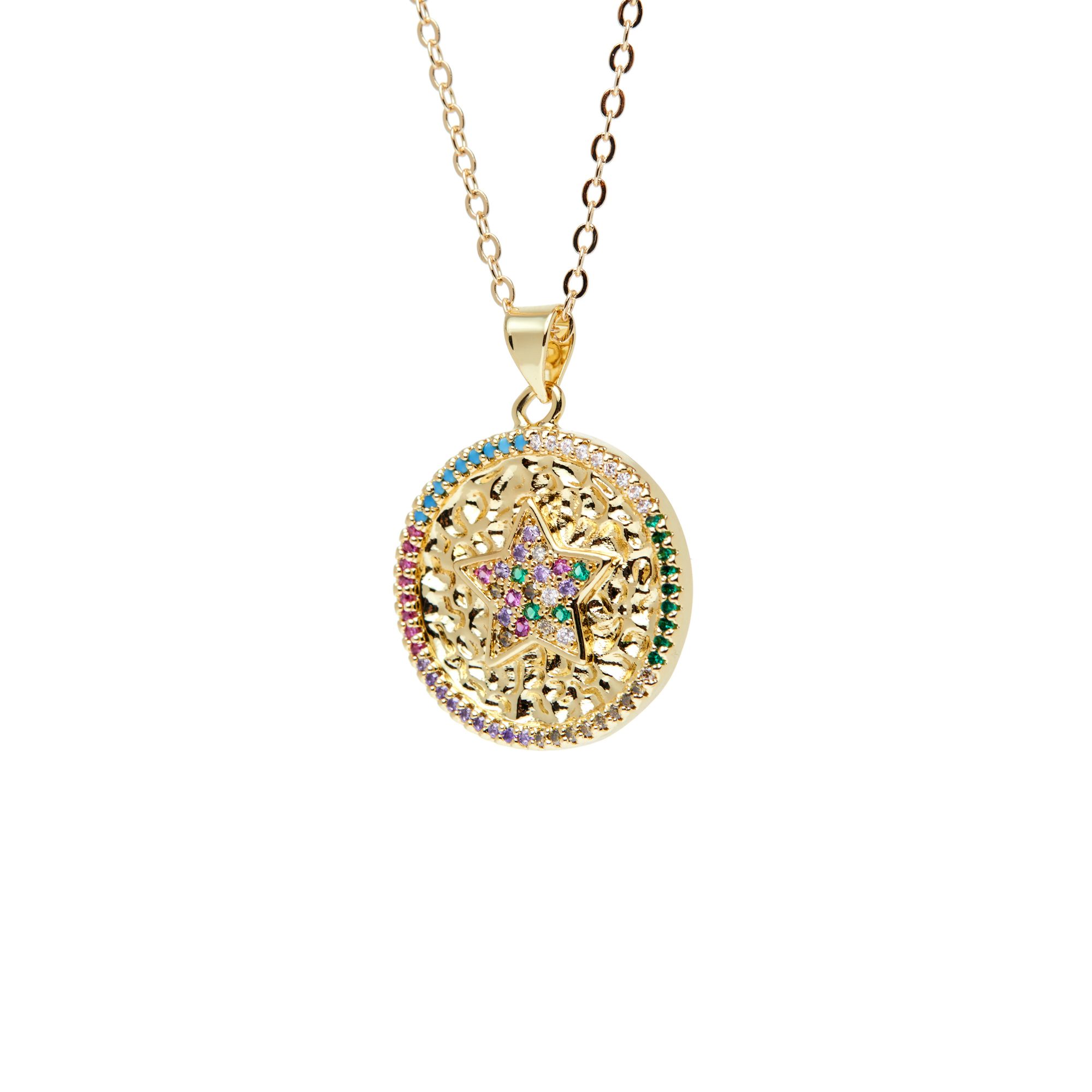 DÉJÀ VU Колье Star Medallion Necklace – Multi