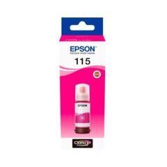 Контейнер с чернилами EPSON EcoTank 115 пурпурный для Epson L8160, L8180