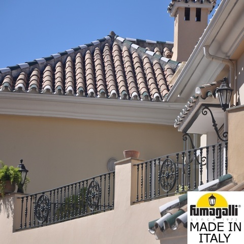 Уличный настенный светильник Fumagalli RUT E26.131.000.AXF1R