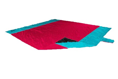 Картинка пляжное покрывало Ticket to the Moon Beach Blanket Red/Turquoise - 1