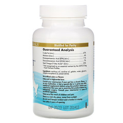 Nordic Naturals, Omega-3 Pet, мягкие желатиновые капсулы для собак, 90 капсул