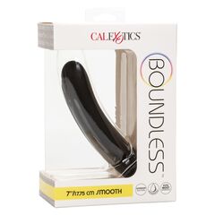Черный силиконовый анальный стимулятор 7” Smooth Probe - 17,75 см. - 