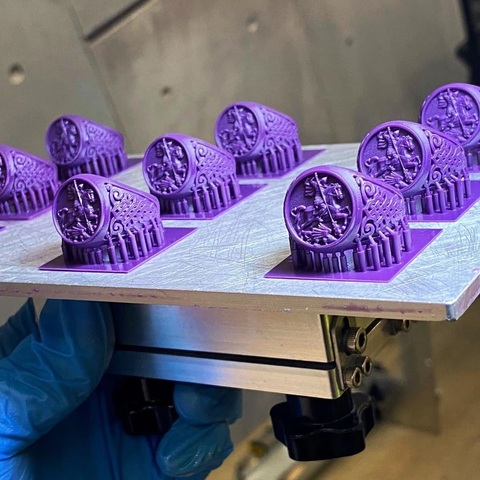 Фотополимер Phrozen Wax-like Castable Violet, фиолетовый (0,5 кг)