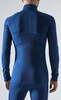 Термобелье Рубашка Craft Active Intensity Zip Blue с высоким горлом мужская