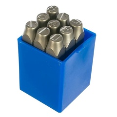 ЗУБР 8 мм, арабские, штамповочные цифровые клейма, Профессионал (21501-08)