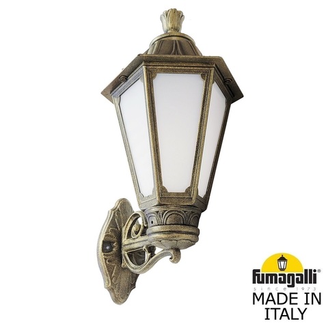 Уличный настенный светильник Fumagalli RUT E26.131.000.BYF1R