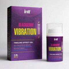 Возбуждающий гель со вкусом ежевики и эффектом вибрации BLACKBERRY VIBRATION INTT 15 мл
