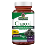 Активированный уголь, Nature's Answer Charcoal Activated, 90 вег капсул 1