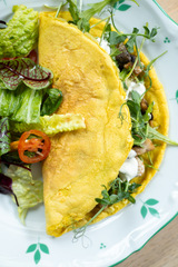 НУТОВЫЙ ОМЛЕТ С ШАМПИНЬОНАМИ