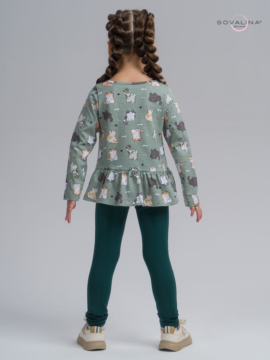 Костюм Алиса SG котята хаки-изумруд
