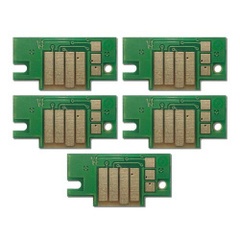 Комплект чипов PFI-710 для Canon imagePROGRAF TX-2000, TX-3000, TX-4000, TX-2100, TX-3100, TX-4100. Комплект 5 штук. не обнуляемые