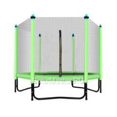 Батут для дачи с сеткой KB-15493, диаметр 5 фт, зеленый B-15721