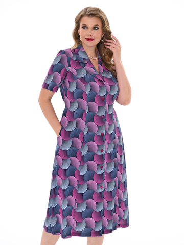 4536 Халат на пуговицах