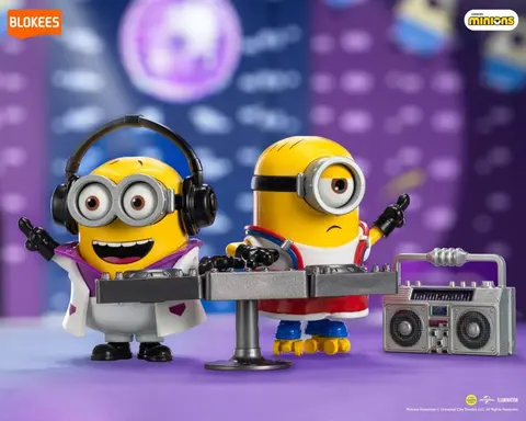 Набор фигурок Миньоны Праздничная вечеринка Сборная модель