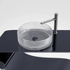 Ceramica Nova Cristal CN6062 Умывальник чаша накладная круглая, 36x36, цвет: прозрачный