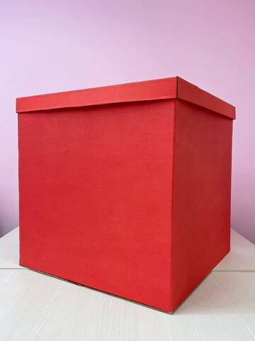 Коробка для шаров, Красный, 70*70*70 см