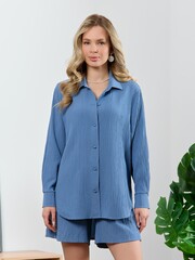 Рубашка Сиеста-5 Виотекс ИНДИГО