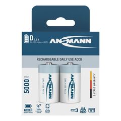 Аккумулятор D/NiMH ANSMANN MaxE 1.2V 5000mAh