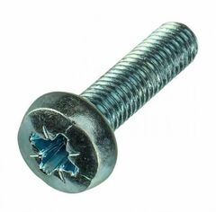Винт 6x12 с полусферической головкой и крестообразным шлицем DIN 7985 EKF (100.00 шт.)