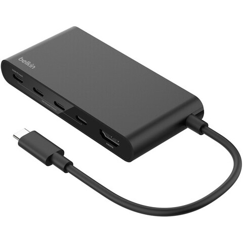 Хаб Belkin USB-C 5-in-1 With 4K@60Hz HDMI 100W With PD Display Hub, черный