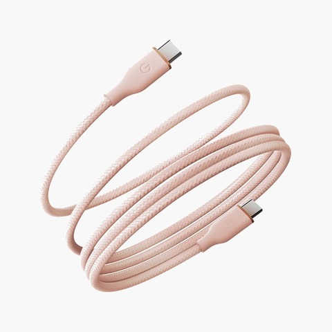 Кабель магнитный Energea HELIX MAGNETIC, USB-C to USB-C, 60W 1.5M, Розовый | Pink