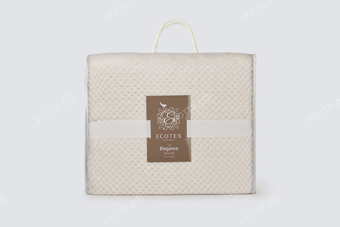Плед Ecotex Элеганс (150*200 см) - Кремовый - купить 3