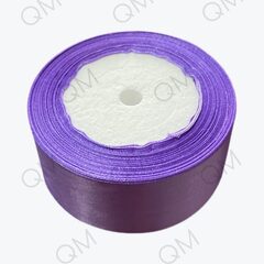 Лента атласная 4 см 25 ярдов (фиолетовая) №021