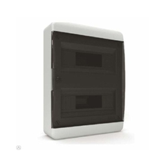 Щит навесной 54мод. прозр.черный IP40 Tekfor (прозр. черн. дв.)