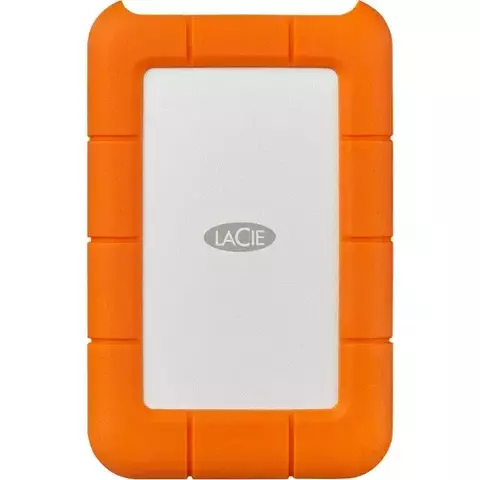 Внешний жесткий диск Lacie 4TB Rugged USB-C защищенный оранжевый