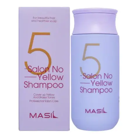 Masil 5 Salon No Yellow Shampoo Шампунь тонирующий для осветленных волос