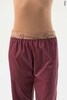 Low-rise Straight sauna-pants | wine_ground