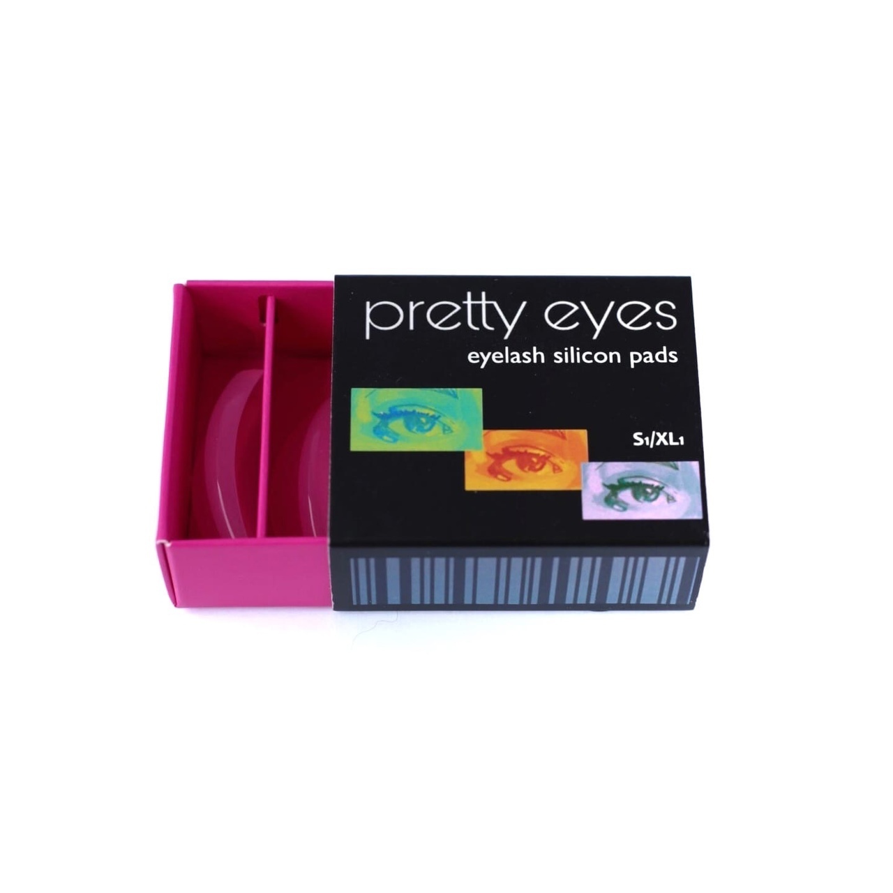 Валики "Pretty eyes" (размер L1) розовые